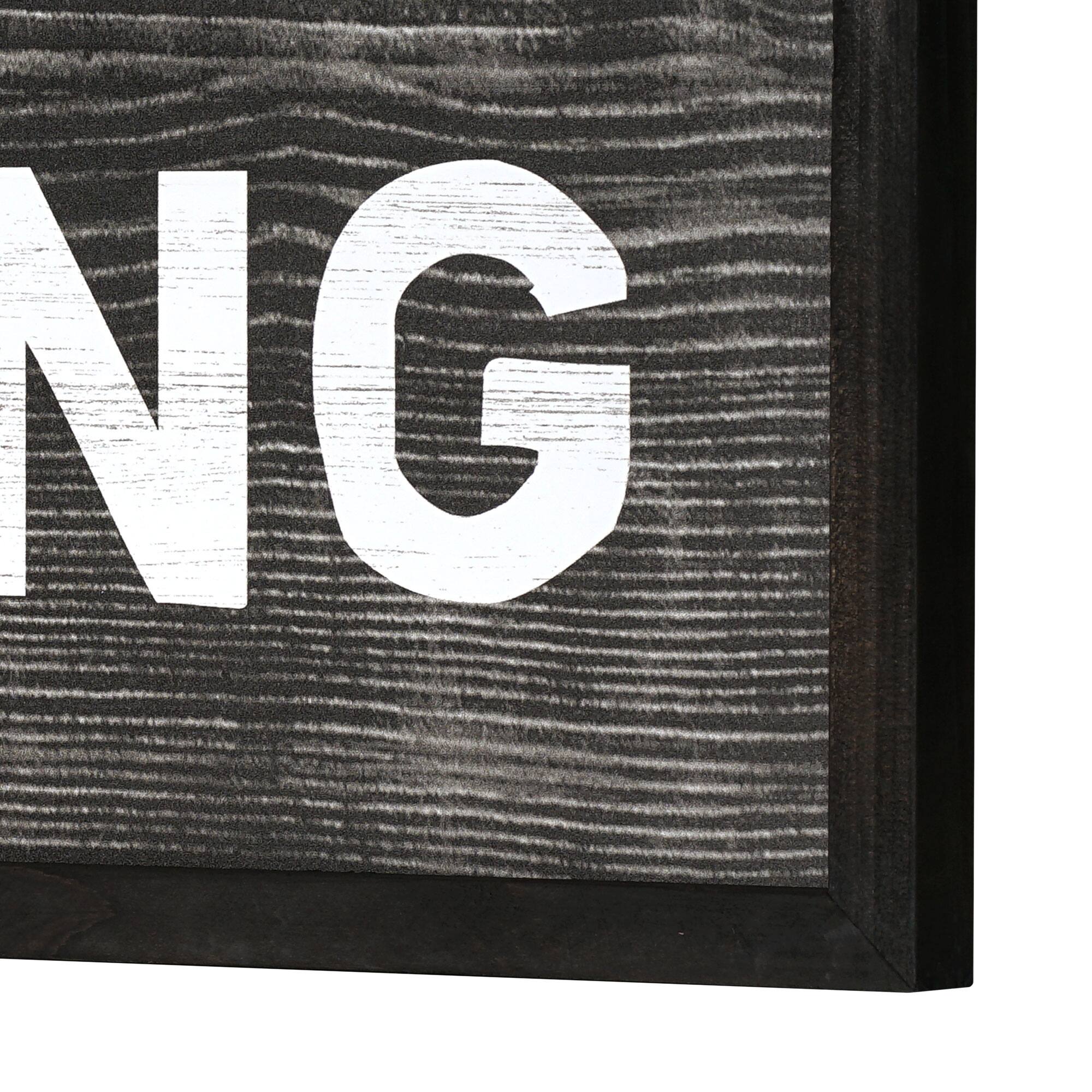 36" Gone Hunting Wood Novelty Wall Sign